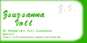 zsuzsanna voll business card